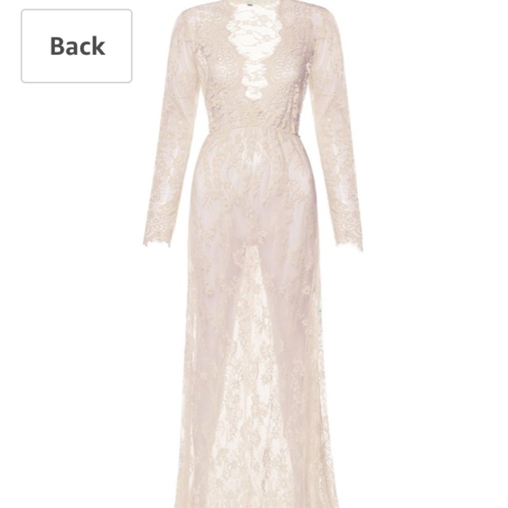 Maternity lace dress